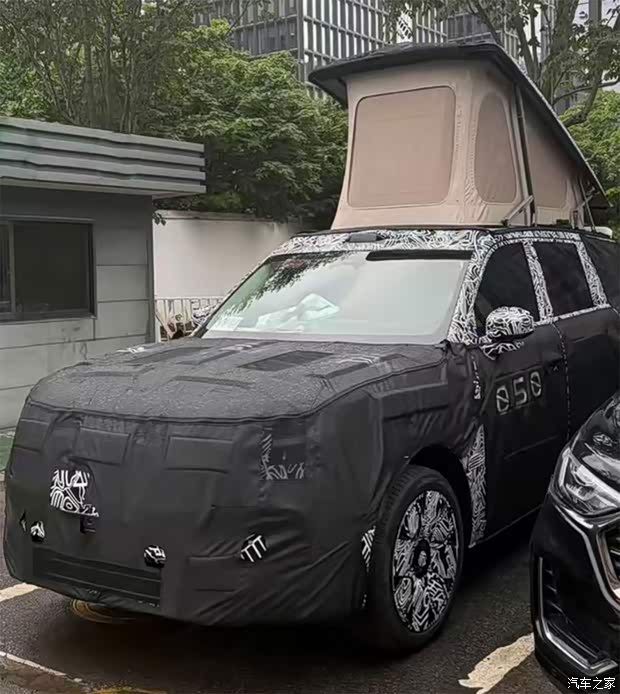小米增程SUV谍照曝光 可升降车顶帐篷设计成亮点