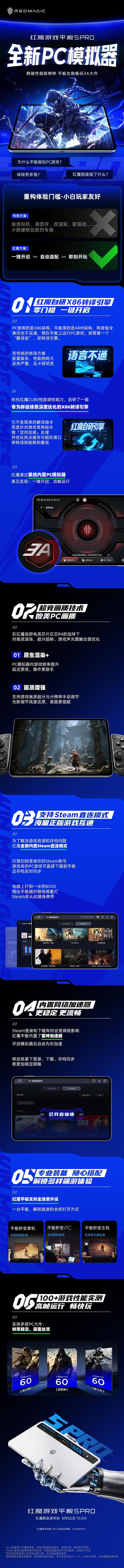 红魔游戏平板5 Pro官宣：骁龙8至尊版与自研电竞芯片组合亮相  第2张