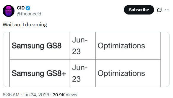 三星为发布近十年机型推送系统更新 涉及Galaxy S8与Note 8 第2张 三星为发布近十年机型推送系统更新 涉及Galaxy S8与Note 8 第2张