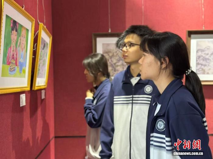 第五届“一带一路”百校结好艺术展兰州开幕 展出9国青少年艺术作品200幅