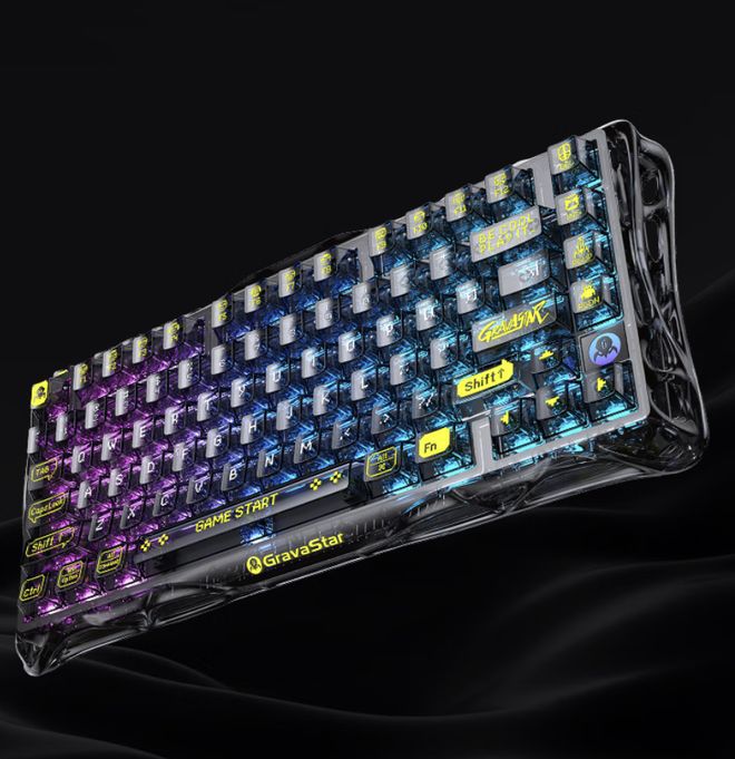 重力星球破茧75 K1 Lite键盘京东发售 探索黑版354元起  第2张
