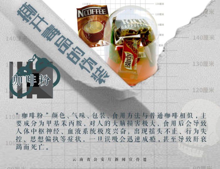 云南警方发布海报科普麻精药品滥用危害 强调“一次好奇，一生悔恨”  第6张