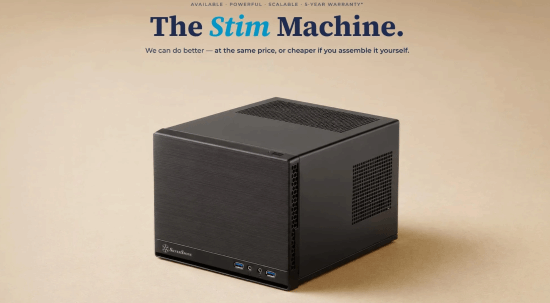 法国零售商推出Stim Machine微型PC 售价1039欧元对标Steam Machine