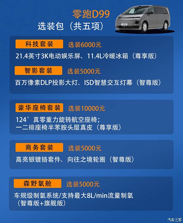 零跑汽车首款MPV D99正式上市 六款车型售价24.98-31.98万元  第7张