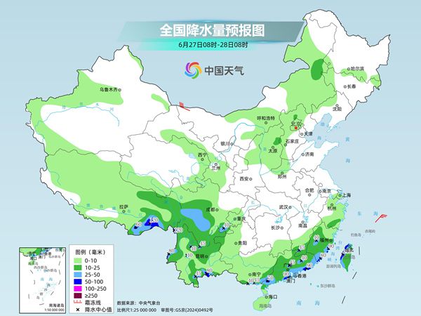 南方降雨今明减弱后天北抬 华北黄淮周末高温成片