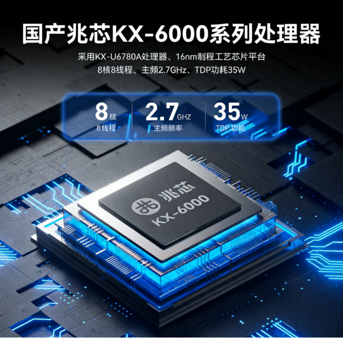 兆芯开先KX-U6780A配套主板在关键行业信创项目完成部署  第2张