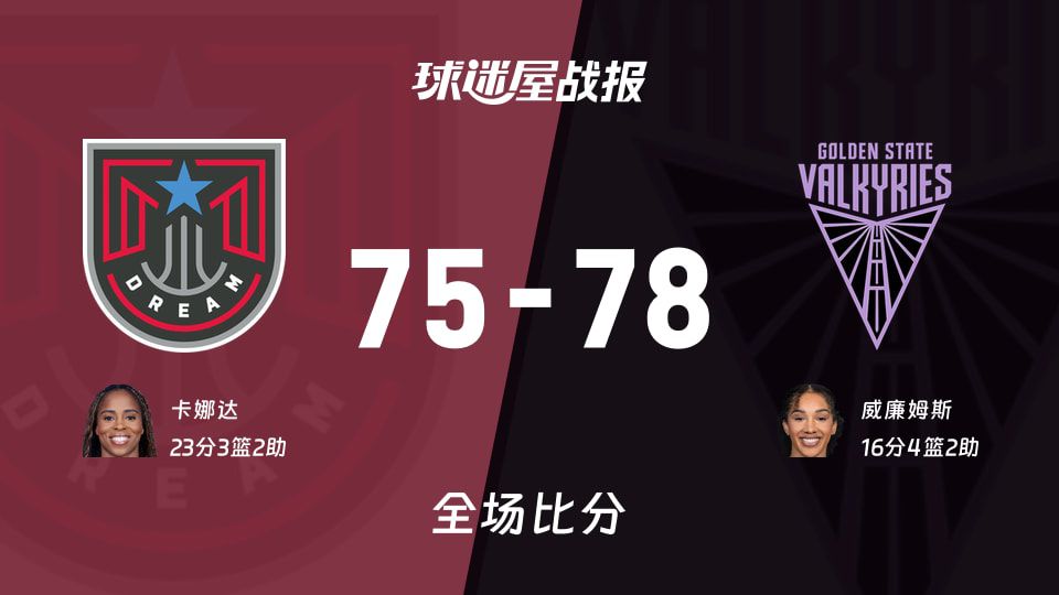 2026赛季WNBA常规赛女武神主场78-75胜梦想