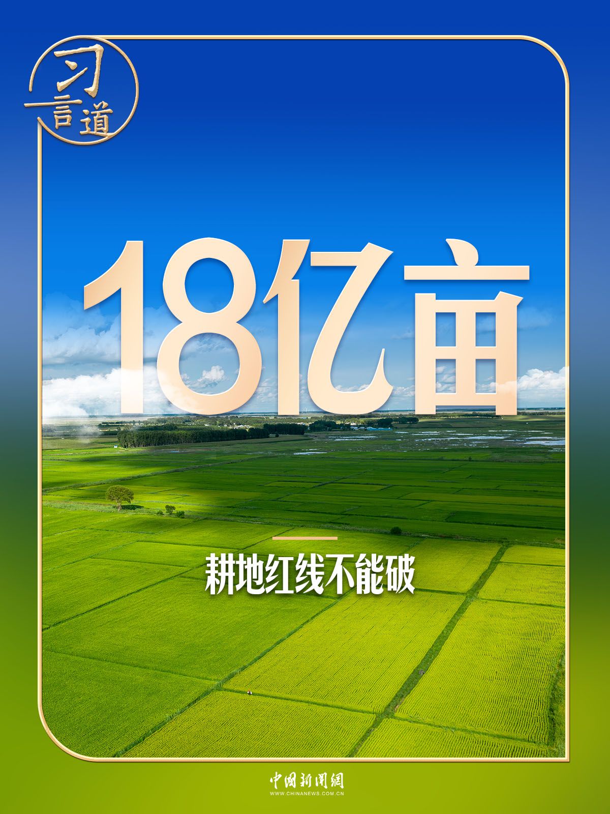 6月24日习近平考察山东德州再次强调严守18亿亩耕地红线