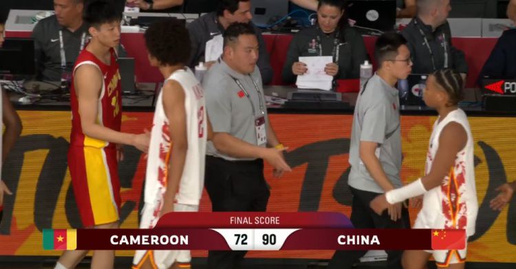 U17男篮世界杯小组赛中国队90-72胜喀麦隆 取得首胜