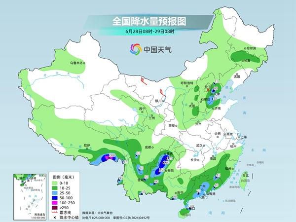 中央气象台发布降水预报：南方主雨带东段明起北抬至江南北部