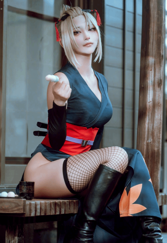 Coser あおやなぎ发布《银魂》月咏全新Cos照片  第2张