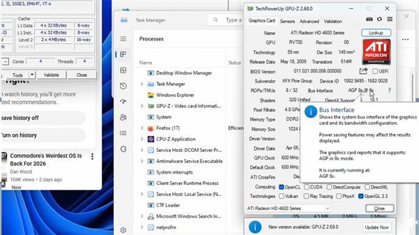 硬件达人成功在DDR1内存平台运行Windows 11 系统称完全稳定  第3张