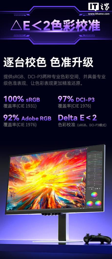 泰坦军团 KF271S PRO+ 显示器开售，搭载27英寸FastIPS面板售价1349元  第9张