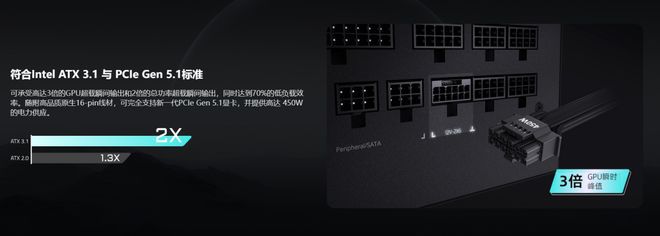 技嘉推出猎鹰白金系列电源 适配ATX 3.1规范与双白金认证  第2张