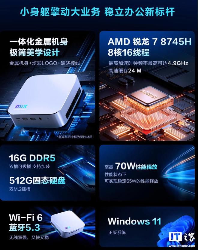 雷神MIX II迷你主机新增配置版本 起售价3999元 第2张 雷神MIX II迷你主机新增配置版本 起售价3999元 第2张