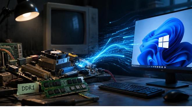 DDR1平台成功运行Windows 11,内存涨价潮蔓延至老规格 第15张 DDR1平台成功运行Windows 11,内存涨价潮蔓延至老规格 第15张