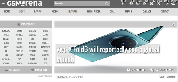 vivo X Fold6确认全球发售计划 具体时间与地区待公布 第2张 vivo X Fold6确认全球发售计划 具体时间与地区待公布 第2张