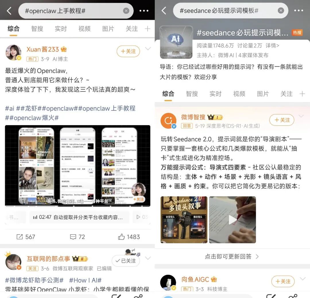 微博Q1参与AI话题KOL数量居首，活跃渗透率达79.2  第3张