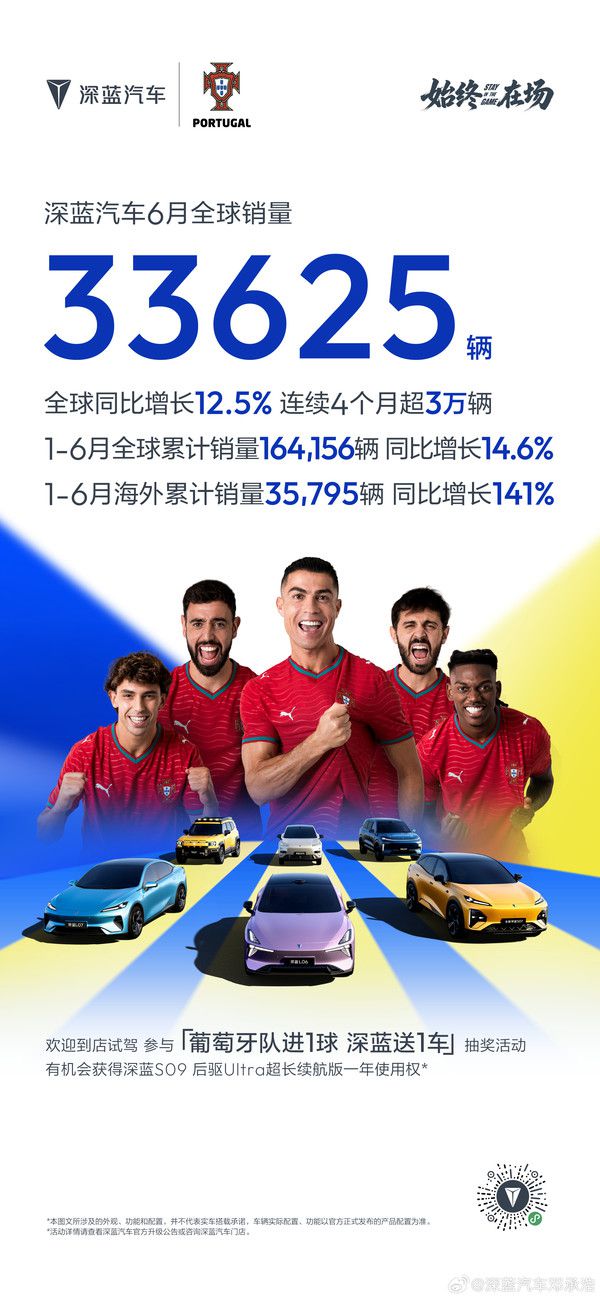 深蓝汽车6月全球销量33625辆 同比增长12.5  第2张