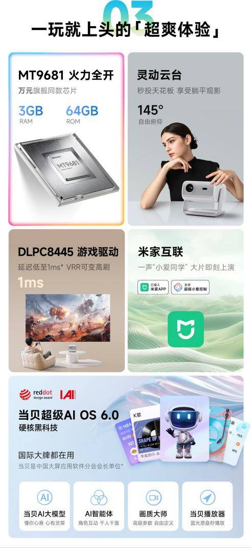 当贝D7X Pro获评三千元档家用投影仪画质与配置均衡机型  第6张