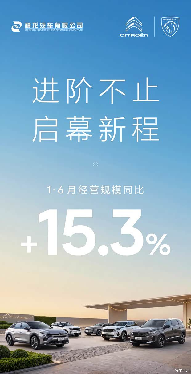 神龙汽车上半年经营规模同比增长15.3% 2027年将推出多款新能源车型