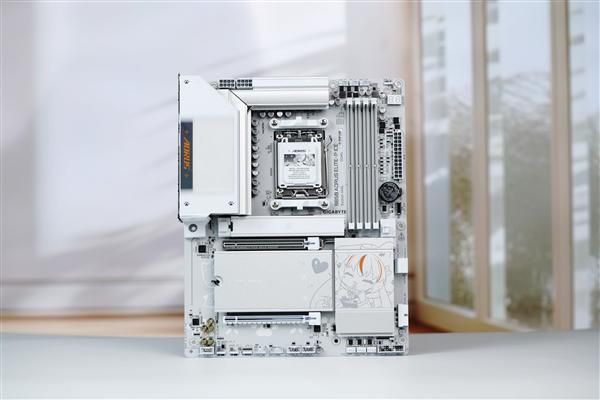 技嘉推出B850 AORUS ELITE-P ICE雕妹主板 游戏性能最高提升18
