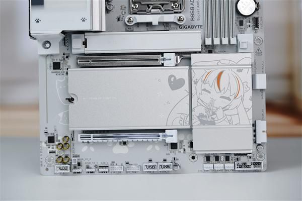 技嘉推出B850 AORUS ELITE-P ICE雕妹主板 游戏性能最高提升18  第10张