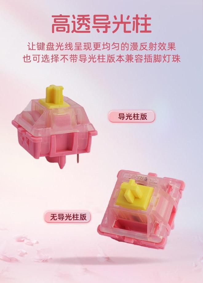 CHERRY推出MX Lumina版本樱花轴 保持基础参数融入家族升级  第3张