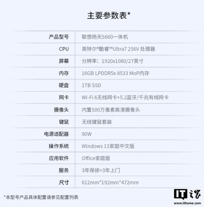 联想扬天S660一体机新增Ultra 7配置可选  第6张