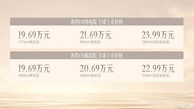 比亚迪海豹08上市 定位旗舰轿车 售价19.69万元至23.99万元 第2张 比亚迪海豹08上市 定位旗舰轿车 售价19.69万元至23.99万元 第2张