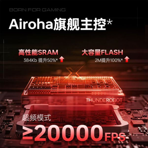 雷神炽刃X7s Pro Max无线鼠标京东预售：定制PAW3955传感器植入手柄  第2张