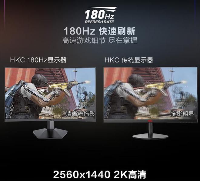 HKC 猎鹰 SG27QC 游戏显示器上架 京东售价 1499 元