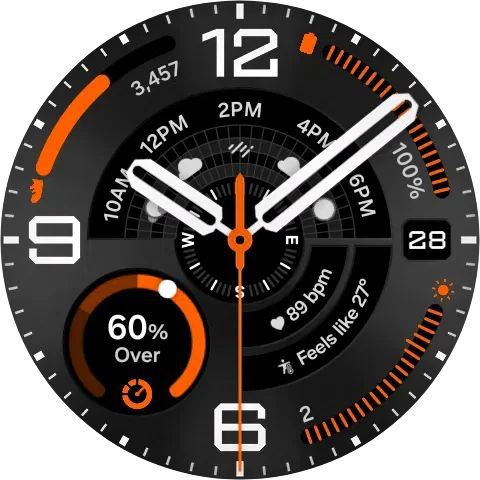 三星曝光 Galaxy Watch 9 和 Ultra 2 五款新表盘设计  第4张