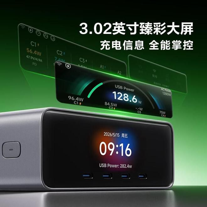 公牛小电舱300W智能超充站Ultra开售，定价799元  第3张