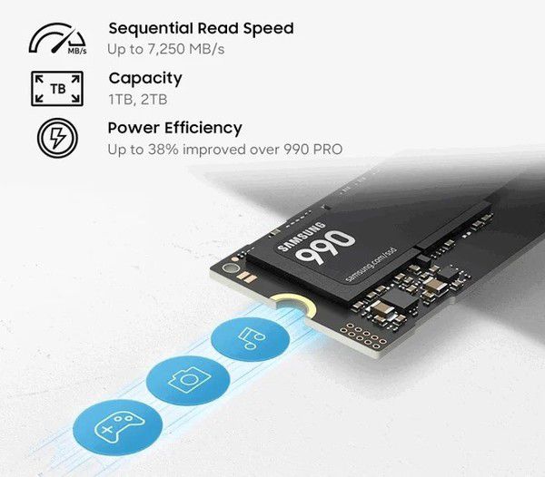 三星加拿大官网SSD 990预上架遭撤下 取消板载DRAM显价格定位 第2张 三星加拿大官网SSD 990预上架遭撤下 取消板载DRAM显价格定位 第2张