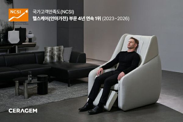 Ceragem在韩国国家顾客满意度调查中蝉联健康护理按摩家电类别第一