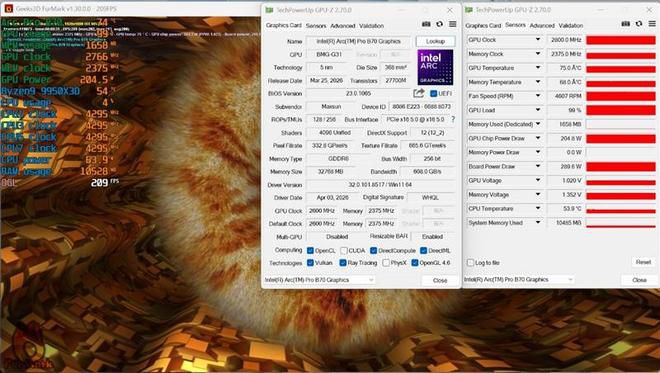 Intel 2026年第一季度推出32GB显存专业显卡 Arc Pro B70，定价仅为24GB竞品一半  第19张