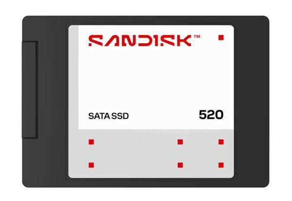 闪迪推出520系列SATA固态硬盘 4TB版本支持1000TBW写入寿命