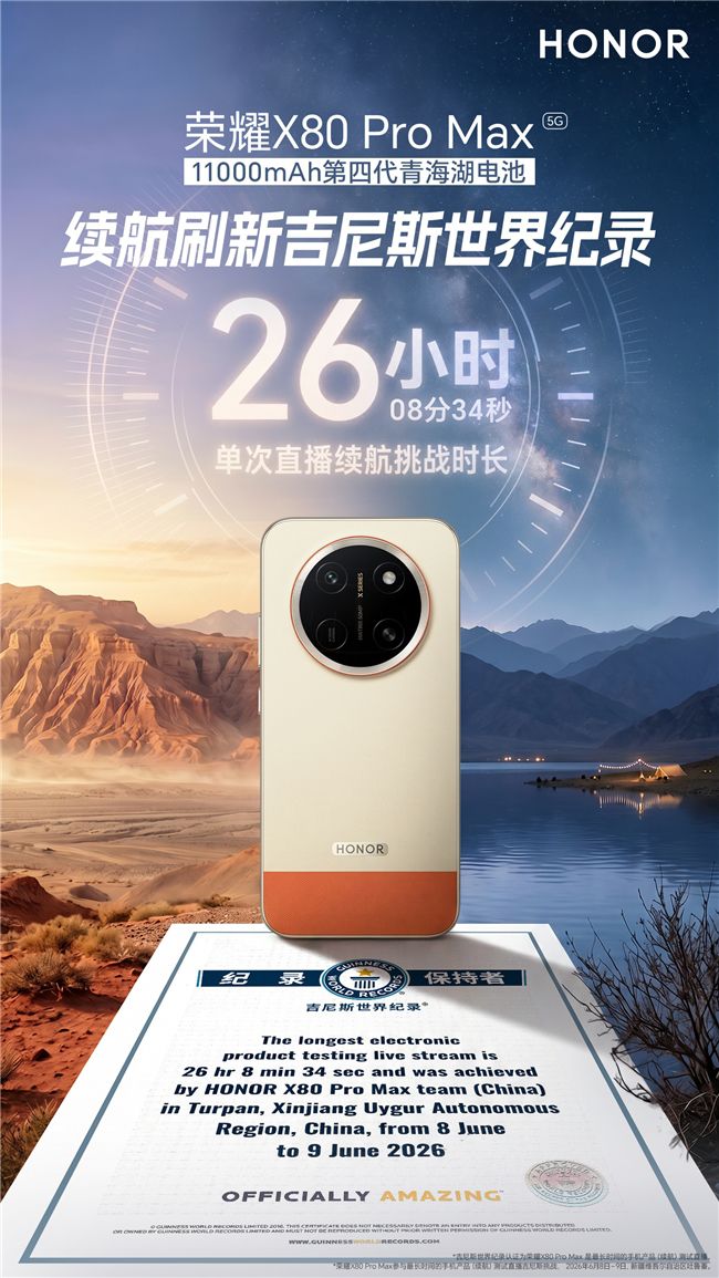 荣耀X80 Pro Max 以场景覆盖能力成为2000元档高性价比选择