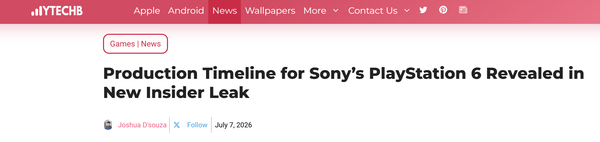 索尼为PlayStation 6预留2027年5月生产档期 第2张 索尼为PlayStation 6预留2027年5月生产档期 第2张