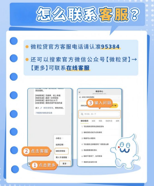 微粒贷线上贷款服务及客服咨询渠道一览