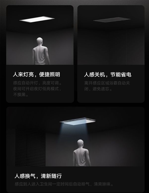 小米上线米家智能浴霸P1人感版 众筹定价999元 第2张 小米上线米家智能浴霸P1人感版 众筹定价999元 第2张
