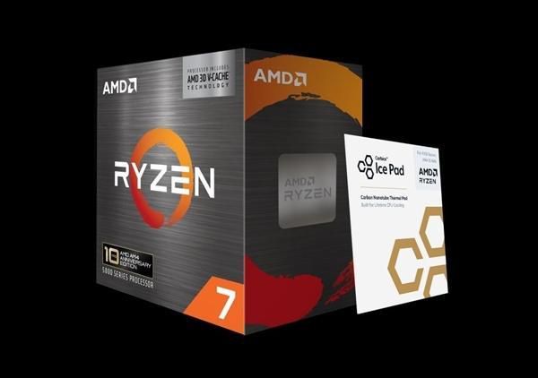 AMD锐龙7 5800X3D十周年纪念版重启发售，登顶多平台处理器畅销榜  第5张